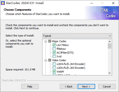 StarCodec Classic / Lite v2026.01.08 – 免费全能多媒体编解码器