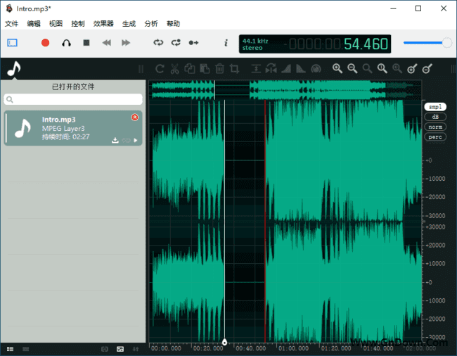 ocenaudio v3.17.0 多语便携版|轻量高效录音与音频编辑工具支持实时效果预览