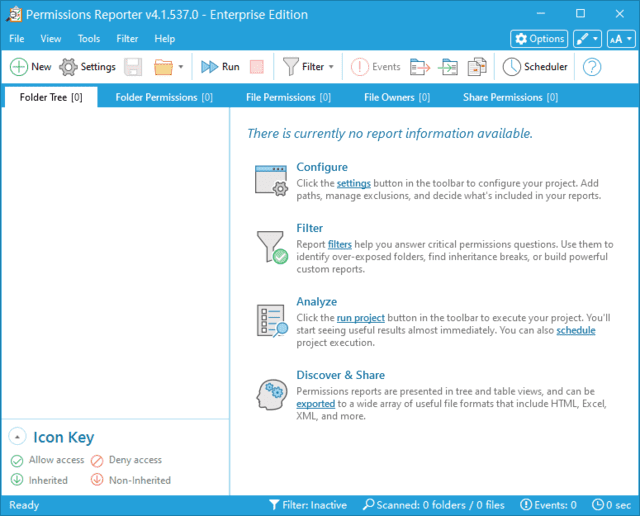 Permissions Reporter v5.0.6 便携版|NTFS文件夹权限扫描与安全报告生成工具