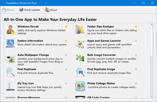 TweakNow WinSecret Plus! 系统优化软件 v7.7.0 便携版