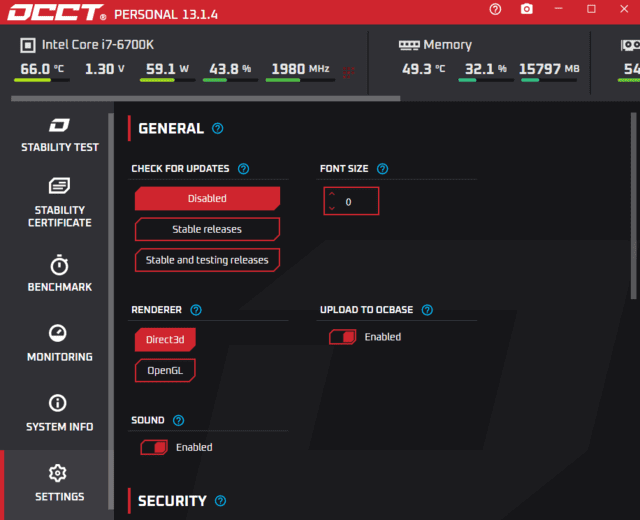 OCCT电脑硬件基准测试(烤鸡测试软件) v17.0.5 绿色版-第1张图片-爱下载 OCCT电脑硬件基准测试(烤鸡测试软件) v17.0.5 绿色版-第1张图片-爱下载