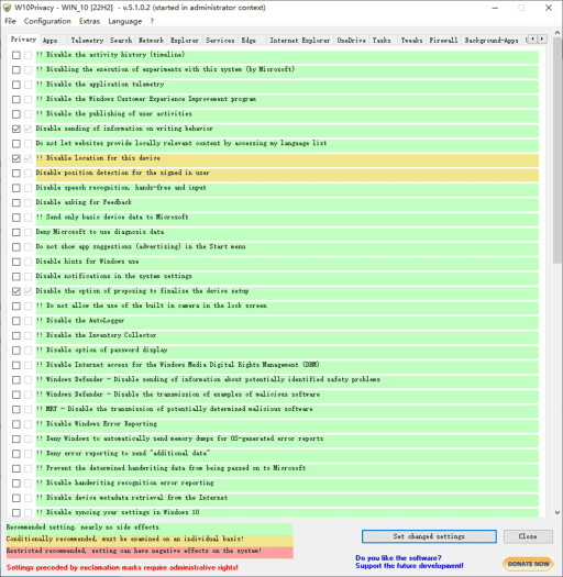 系统隐私保护工具 | W10Privacy v6.3.0.1 中文绿色版-第1张图片-爱下载 系统隐私保护工具 | W10Privacy v6.3.0.1 中文绿色版-第1张图片-爱下载